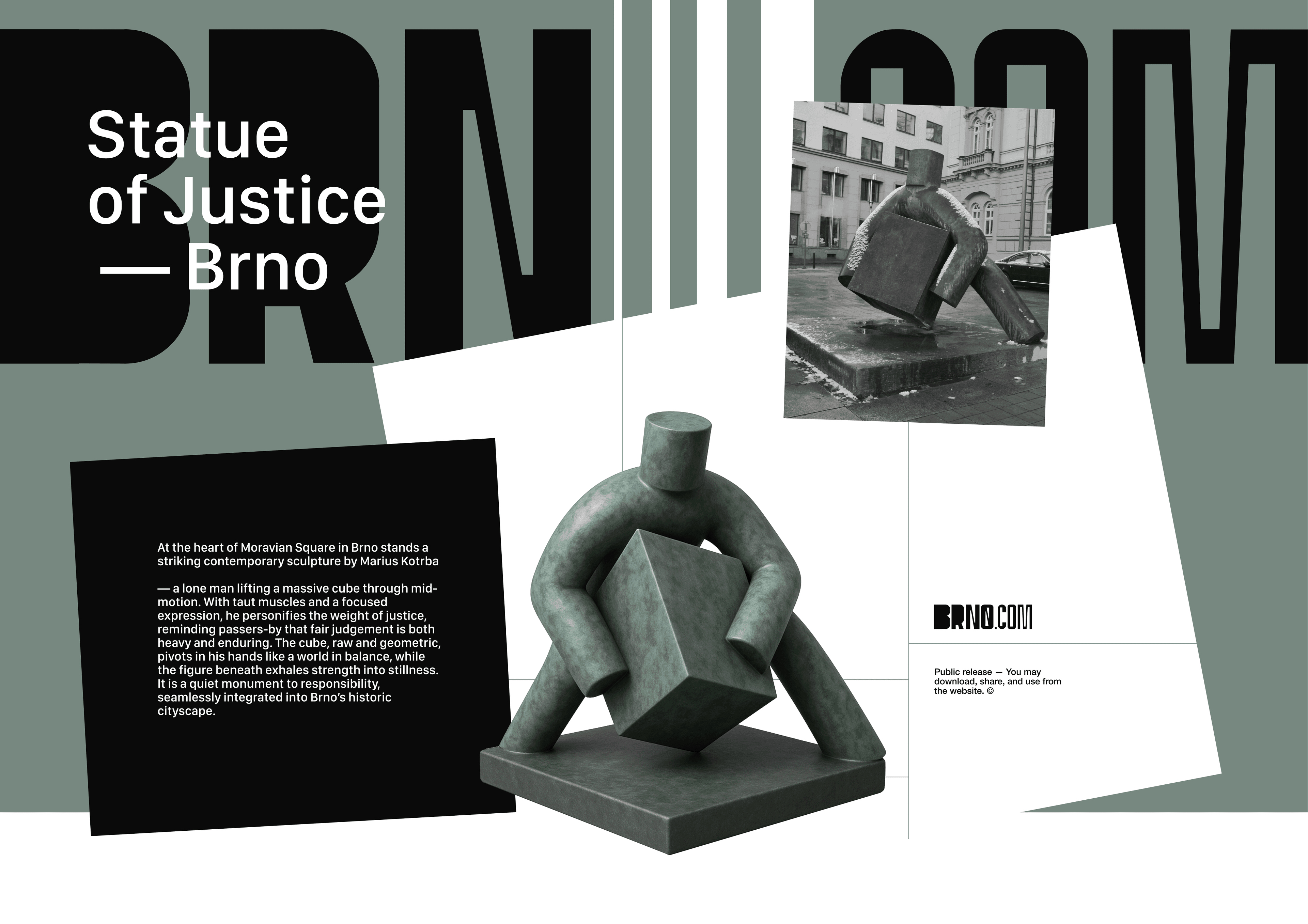 Statue of Justice - Brno reference