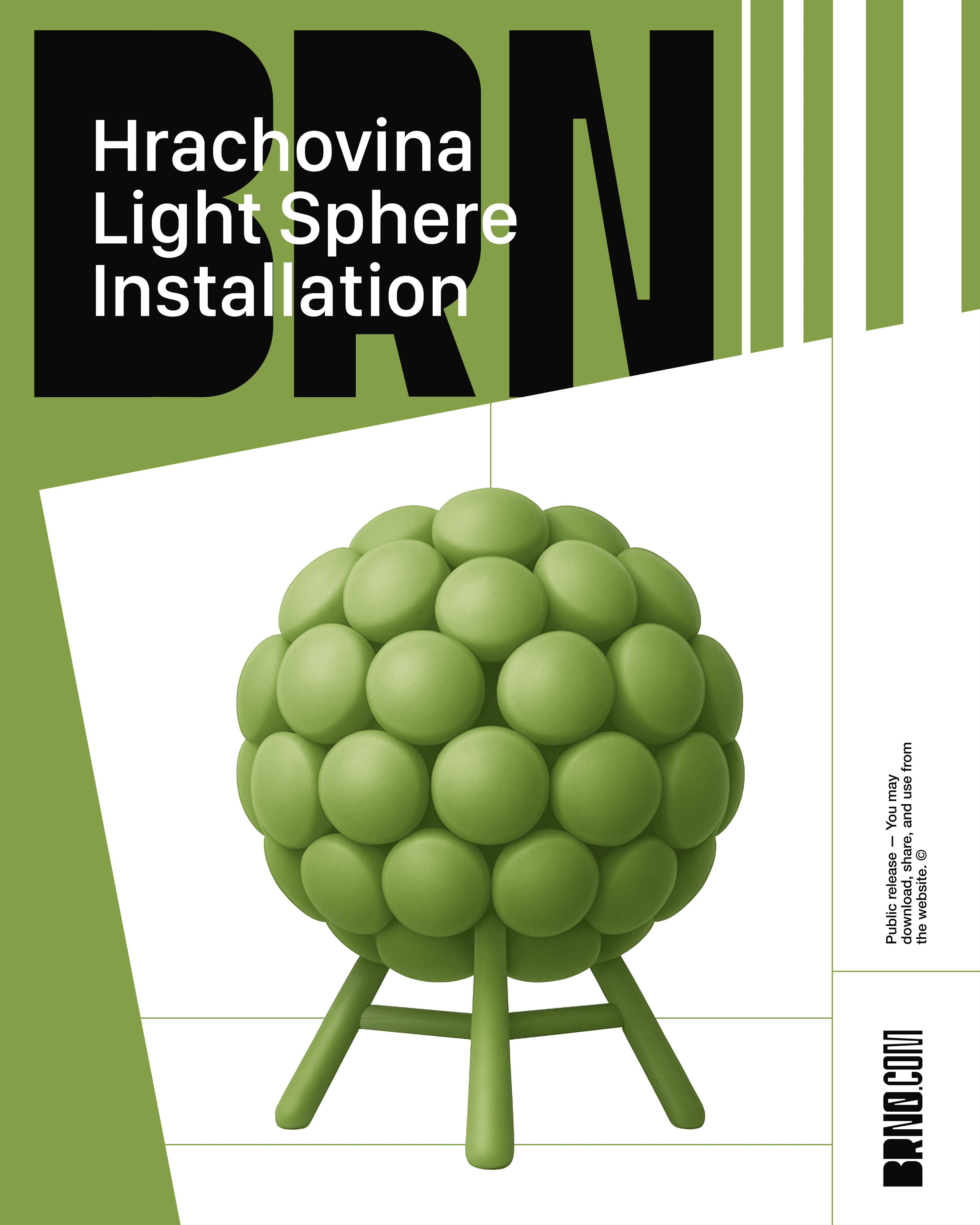 Hrachovina Light Sphere Installation