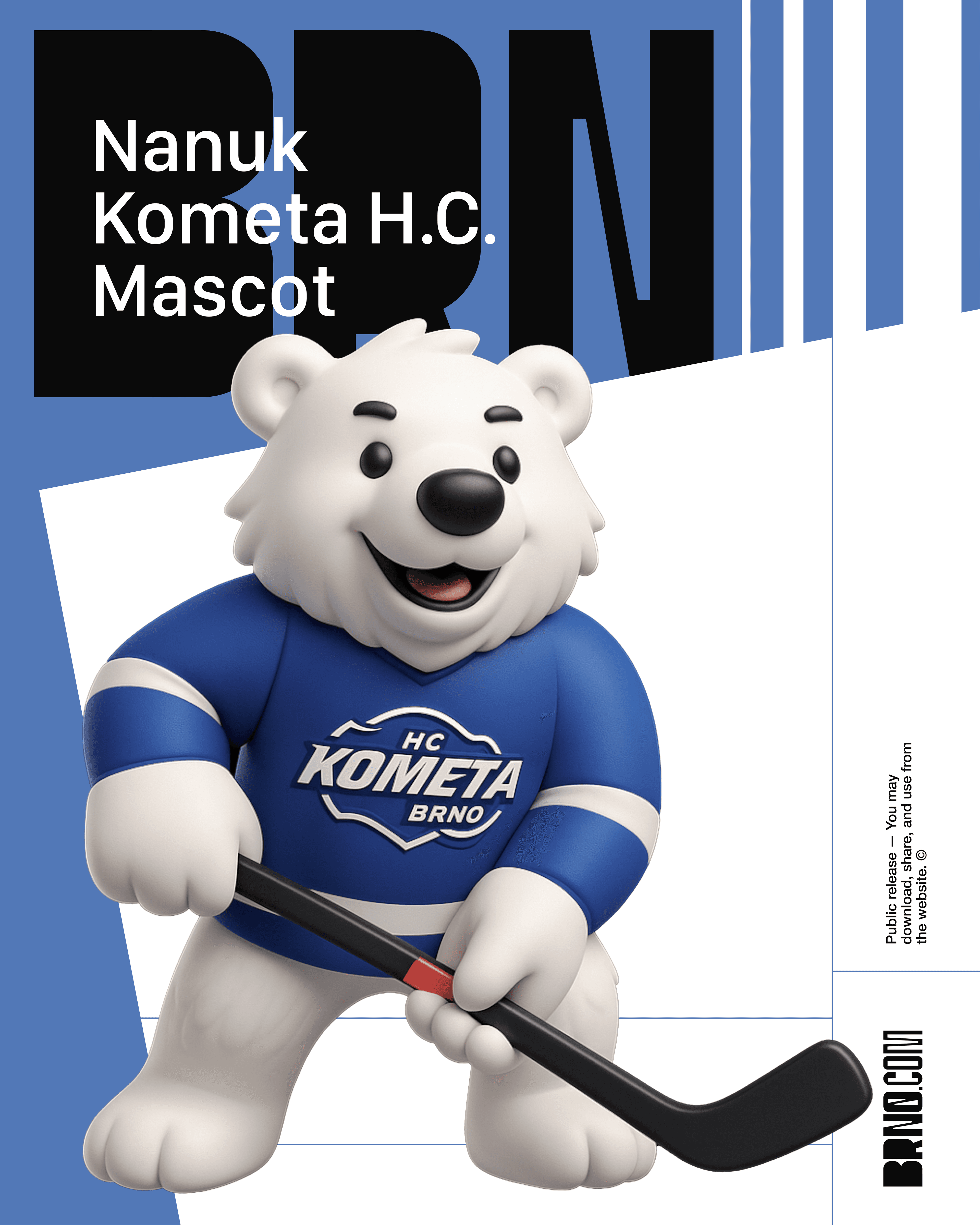 Nanuk Kometa H.C. Mascot