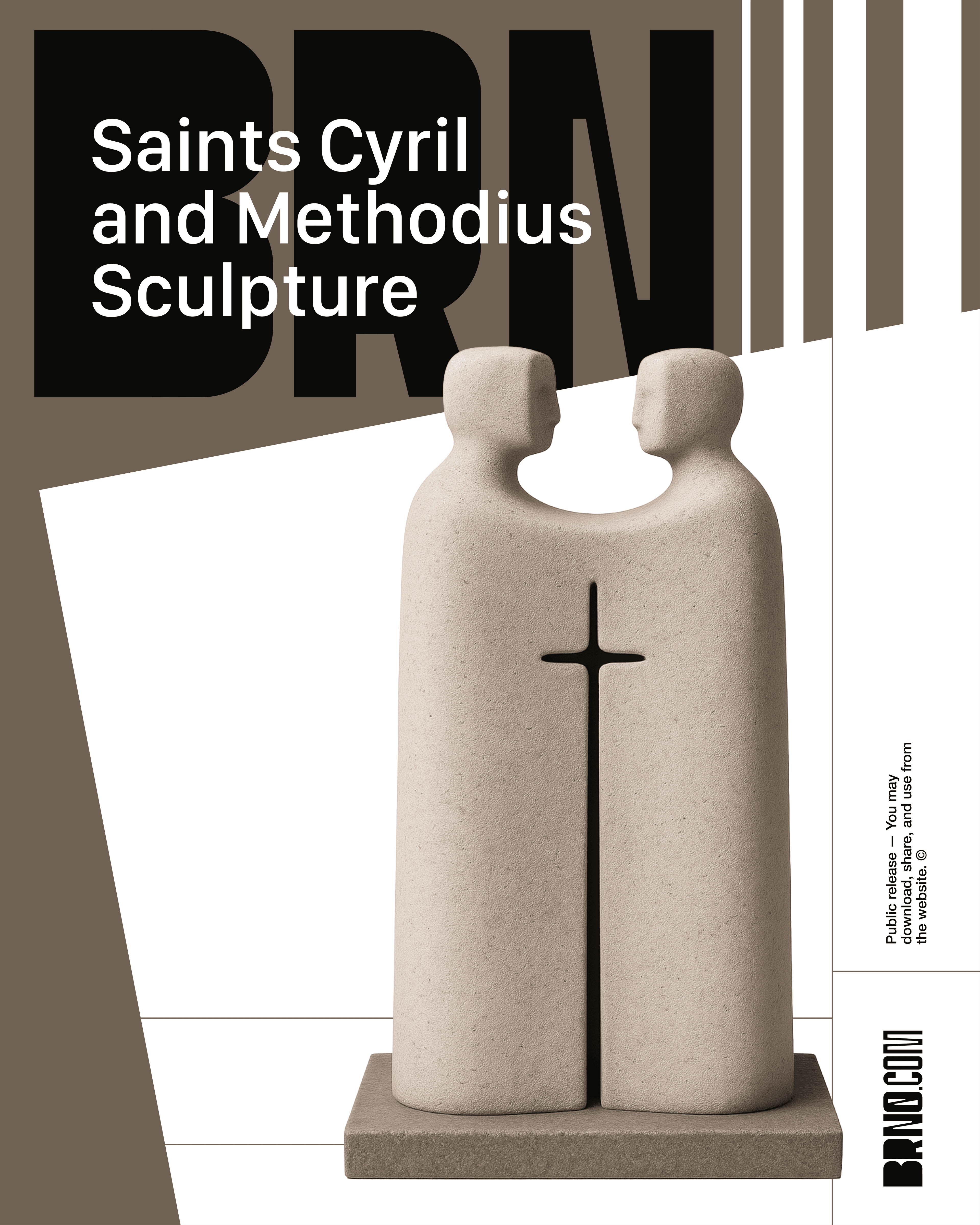 Saints Cyril and Methodius Sculpture